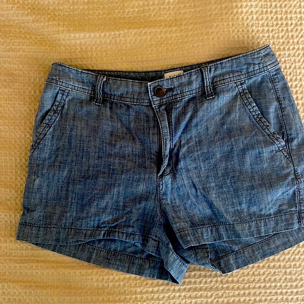 A New Day Blue Linen shorts